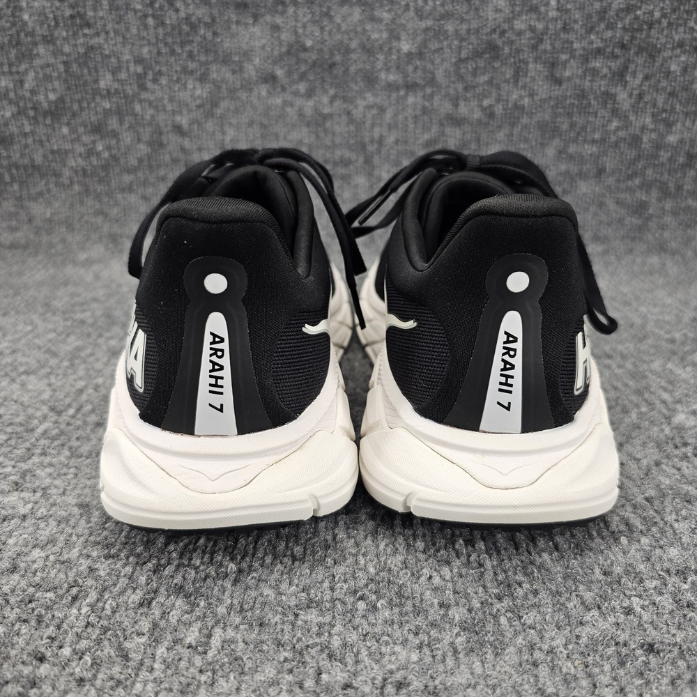 Hoka One One Arahi 7 Womens Size 10 Black White Athletic Road Running Shoes - Picture 8 of 13